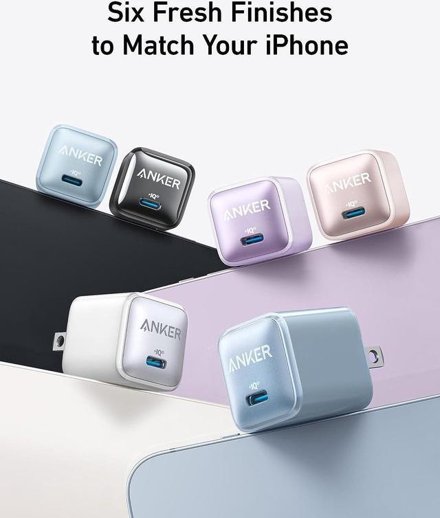 Alt view image 4 of 6 - USB C Charger Block 20W 511 Charger (Nano Pro) PIQ 3.0 Compact Fast Charger for iPhone 16/16 Plus/16 Pro/16 Pro Max 15/14/13 Series Galaxy Pixel 4/3 iPad (Cable Not Included)