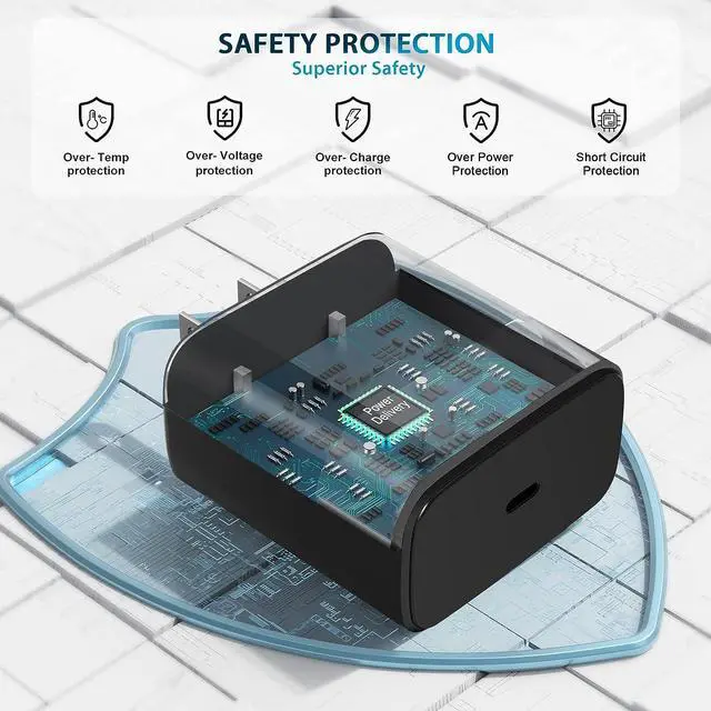 Alt view image 2 of 7 - 2025 New 45W Super Fast Charger USB C Android Phone Charger Fast Charging Replacement for  Galaxy S25/S25 Ultra/S25+/S24 Ultra/S24/S24+/S23 Ultra/S23/S22/S20/S21/Note 10 Galaxy Tab 6ft C Cable