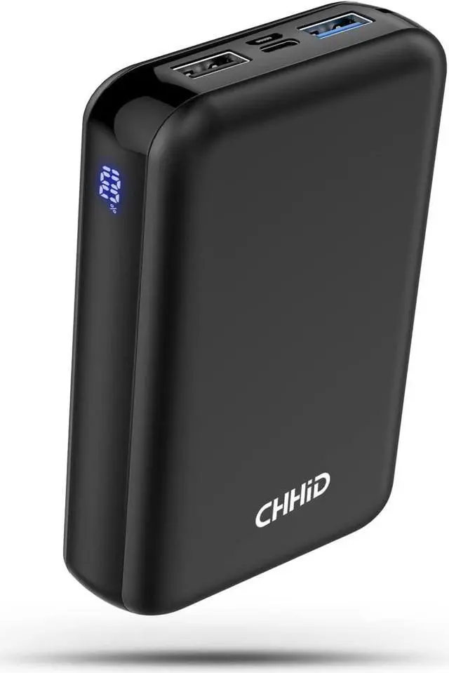 Main image of Pocket Size Power Bank 10000mah for Heated Vest,5V 2A Heated Jacket Battery Pack,LED Display Portable Charger with Dual USB,External Battery Phone Chager for iPhone,Android etc.