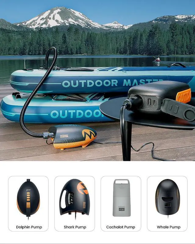 Alt view image 5 of 7 - OutdoorMaster 54Wh Portable Charger/Power Bank for Electric Sup Pump, 12V car Charger Inflation & Deflation 3 Sup Boards with Full Charged, Battery for Paddle Board Pump or Other Electric Devices