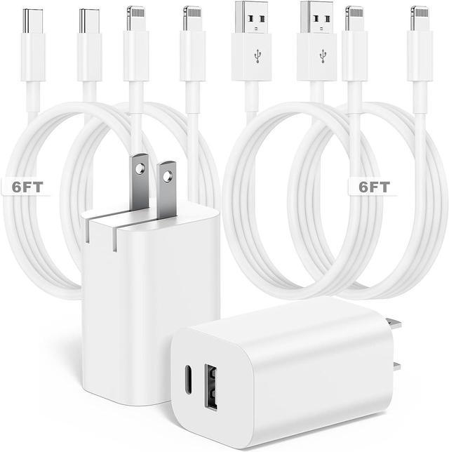 iPhone Fast Charger [Apple MFi Certified], 20W iPhone High Speed USB-C  Charger Plug with 6FT USB C to Lightning Cable Cord for iPhone 14 13 Mini  Pro