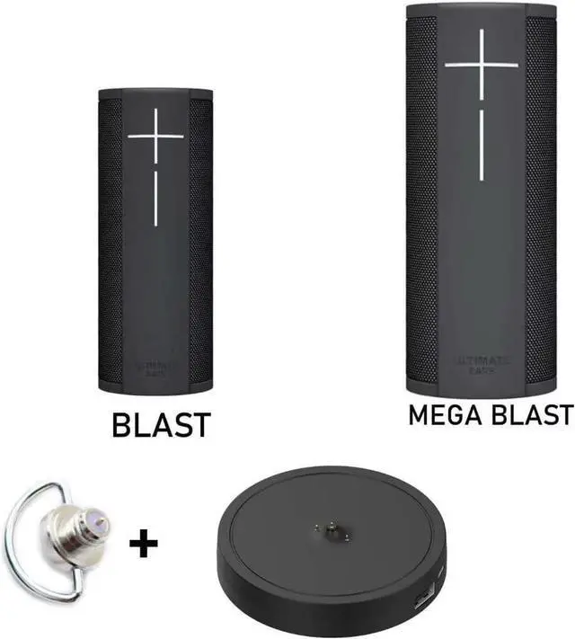 Alt view image 3 of 7 - Charging Dock Charging Station Wireless Power Charger Cradle Mount Compatible with Ultimate Ears UE Boom 3,Megaboom 3,Blast,MEGABLAST Portable Bluetooth Speaker