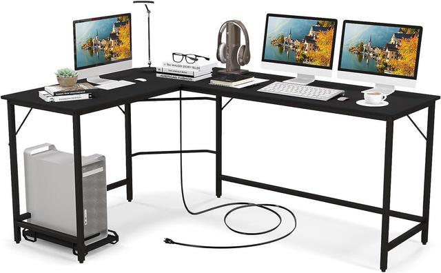 Tangkula L Shaped Gaming Desk Corner Computer Desk Workstation For