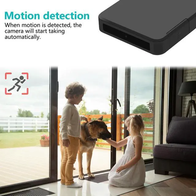 Alt view image 5 of 7 - 64GB Hidden Camera 10000 mAh Full HD 1080P Spy Camera,Nanny cam Hidden Camera,Small Security Camera with Gravity Sensor/Night Vision - No WiFi