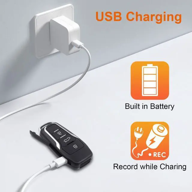 Alt view image 6 of 7 - 128GB Hidden Video Camera,1080P Portable Spy Camera Mini Covert Nanny Video Surveillance Camera with Motion Detection for Home, Office