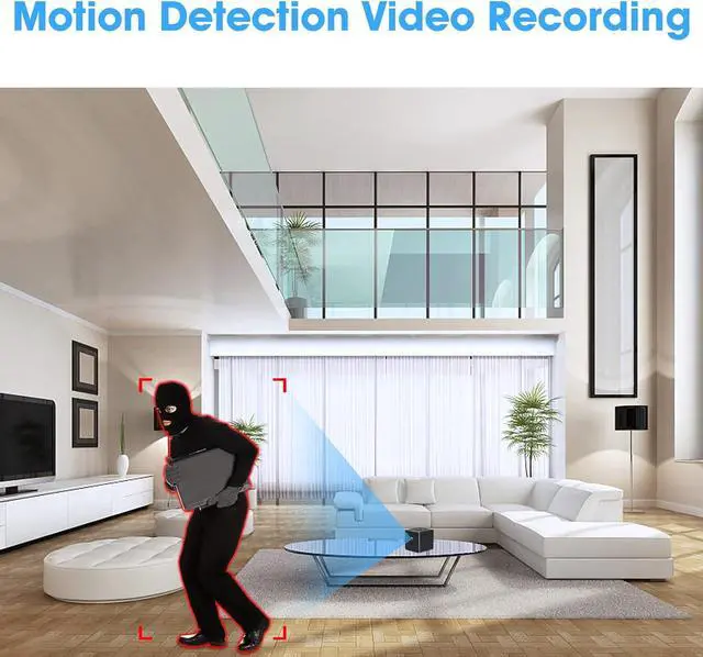 Alt view image 3 of 5 - ehomful Wireless Camera Mini Hidden Spy Camera Portable Small Nanny Cam with Night Vision and Motion Detection HD 1080P Body Cam Gift Surveillance Cameras for Home Security Indoor/Outdoor1