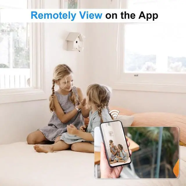 Alt view image 4 of 4 - USB Charger Camera - HD 1080P Mini WiFi Security Camera - Small Micro Wireless Nanny Cam for Home Indoor Security