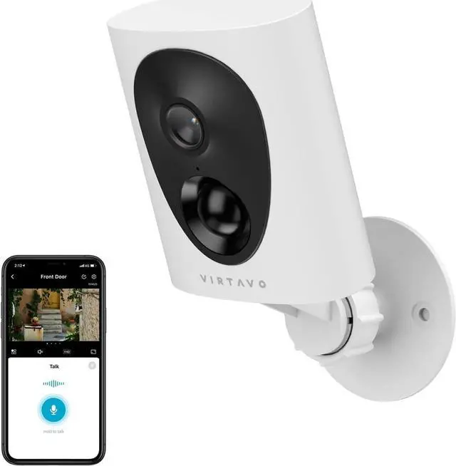 Main image of Security Cameras Wireless Outdoor, Battery Powered Starlight Color Night Vision Weatherproof, Surveillance WiFi Home Camera Outside, AI Motion Detection, Compatible with Alexa