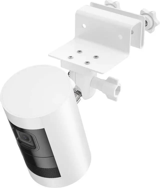 Alt view image 6 of 7 - HOLACA Gutter Mount for Stick Up Cam Plug-in HD Security Camera and Stick Up Cam Pro Stick Up Cam Battery HD Security Camera-Weatherproof-Give a Perfect Angle for Your Ring Stick Up Cam(3rd)