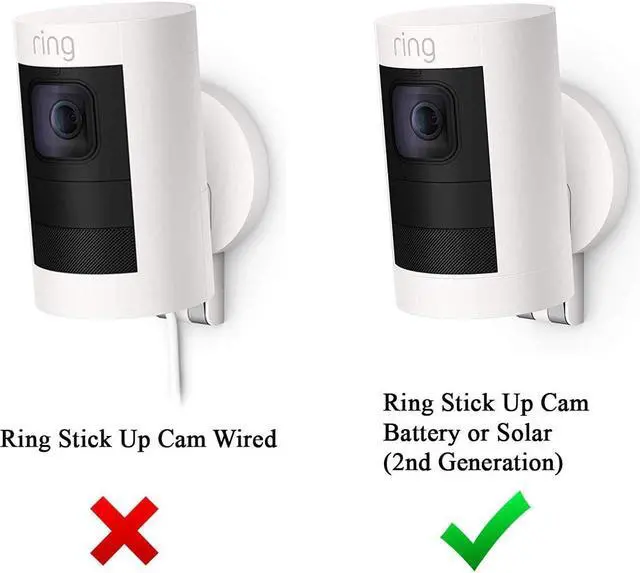 Alt view image 6 of 6 - Silicone Skin Case Cover Sun Glare, UV & Weather Protection Skins Compatible for Ring Stick Up Camera Battery (2nd Generation) - Black (1 Pack)