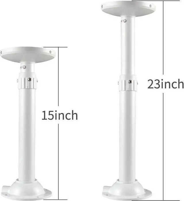 Alt view image 2 of 7 - Security Camera Mount Bracket, Dome Camera Mount Universal Camera Wall Mounting Bracket for CCTV Security Camera/IP Camera, I Type (15.7-23.6 inch)