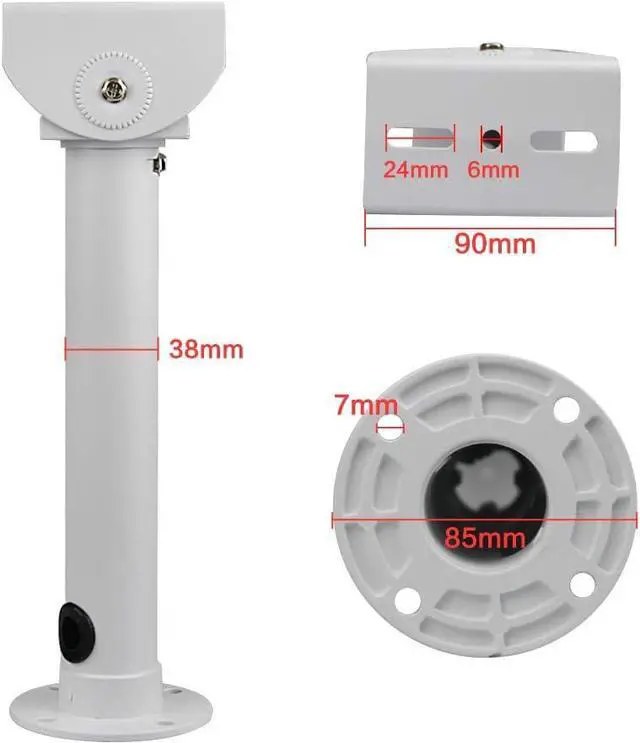 Alt view image 2 of 7 - CCTV Security Camera Mount Bracket, Adjustable Universal Camera Wall Mounting Bracket for CCTV Security Camera/I Mount/Dome Camera/IP Camera/11.8in