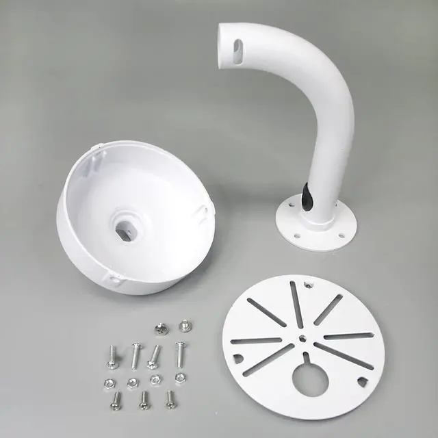 Alt view image 6 of 6 - Security Camera Mount Bracket, Dome Camera Mount Universal Camera Wall Mounting Bracket/IP Camera for CCTV Security Camera, L Type