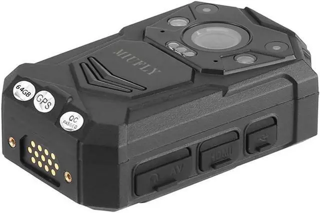 Alt view image 3 of 7 - 1296P HD Police Body Camera with 2 Inch Display, Night Vision, Built in 32G Memory and GPS for Security