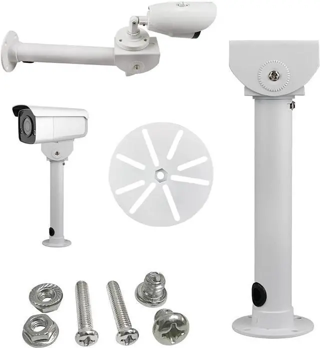 Main image of CCTV Security Camera Mount Bracket, Adjustable Universal Camera Wall Mounting Bracket for CCTV Security Camera/I Mount/Dome Camera/IP Camera/11.8in