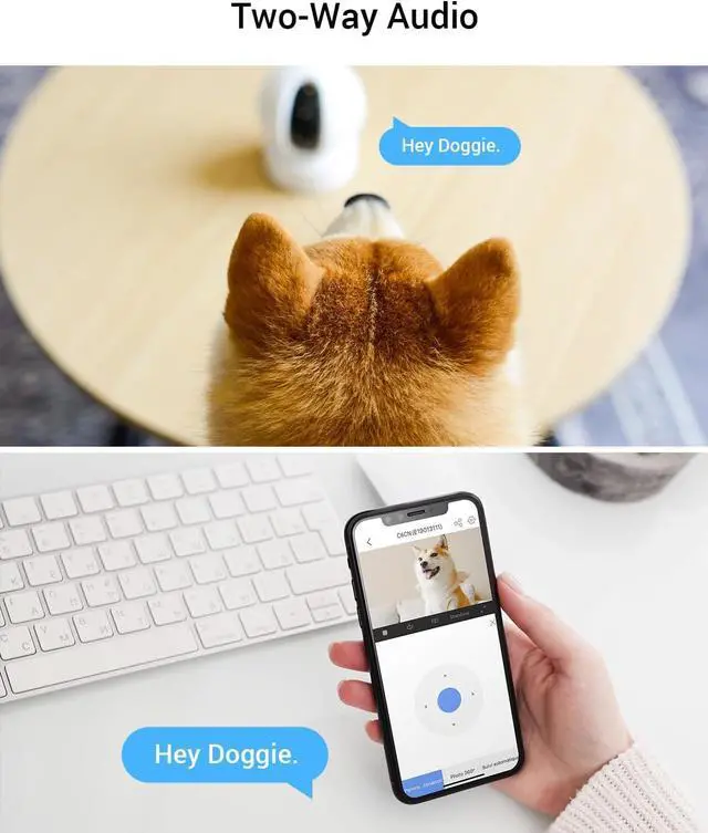 Alt view image 5 of 7 - EZVIZ C6CN 2K+ Indoor Pan/Tilt Wi-Fi Security Camera, Human Detection, Smart Tracking, Two-Way Talk with Google Assistant and  Alexa Compatibility