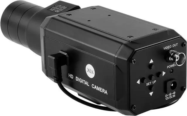 Alt view image 4 of 7 - CCTV 1/3 CCD HD 960H Auto Iris 1000tvl 6-60mm F1.6 Varifocal Lens Bullet Box Camera Surveillance Indoor/Outdoor Security Camera