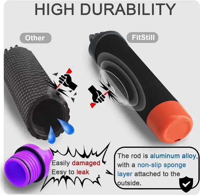 Alt view image 4 of 7 - FitStill Waterproof Monopod Floating Hand Grip for Go Pro Hero 13/12/11/10/9/8/7/6/5/4/3 Session DJI Osmo and Other Action 5 Pro/4/3 Action Camera Snorkeling Underwater Diving Pole Stick