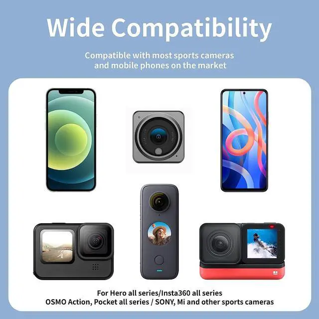 Alt view image 6 of 6 - Long Magnetic Neck Mount Necklace Holder Lanyard Strap, Chest Head Backpack View Support for GoPro Max Hero 12 11 10 9 8 7 Insta360 X3 Go3 Ace Pro DJI Action 4 Osmo Action 3 Accessories