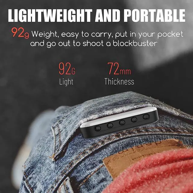 Alt view image 3 of 7 - Selfie Light - BANSINE USB-Rechargeable LED Phone Light - Portable Photo Light with 97+ CRI, Up to 6500K Color Temperature Phone Light for Selfie, Zoom Conference, Video, Makeup and Live Stream