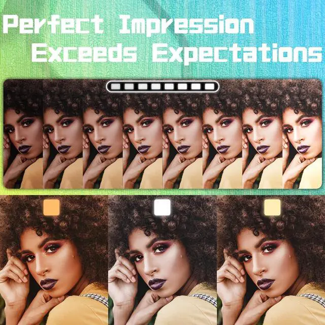 Alt view image 2 of 6 - Suction Cup Phone Mount with Rechargeable Light, Mirror Phone Holder with Light Shower Bathroom Kitchen, Mirror Tripod for TikTok YouTube Instagram Make Up Pics Video Content Creator