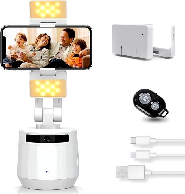 PFUTURE Auto Face Tracking Tripod With Remote, 360° Rotation Smart
