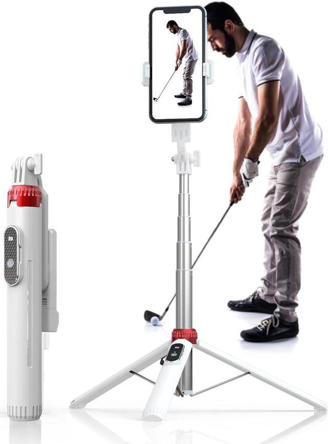 62 Phone Tripod & Selfie Stick, Extendable Cell Phone Tripod