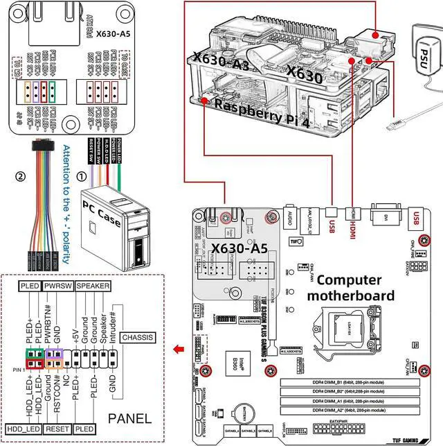 Alt view image 4 of 7 - Geekworm KVM-A3 Kit for Raspberry Pi 4 Open Source KVM Over IP (Not Include Raspberry Pi 4)