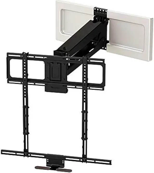Main image of MantelMount MM540 - Above Fireplace Pull Down TV Mount for 40 to 80 Screen TVs to 90 lbs, with Patented auto-straightening, Adjustable Stops, Heat Sensor Handles & Paintable Covers