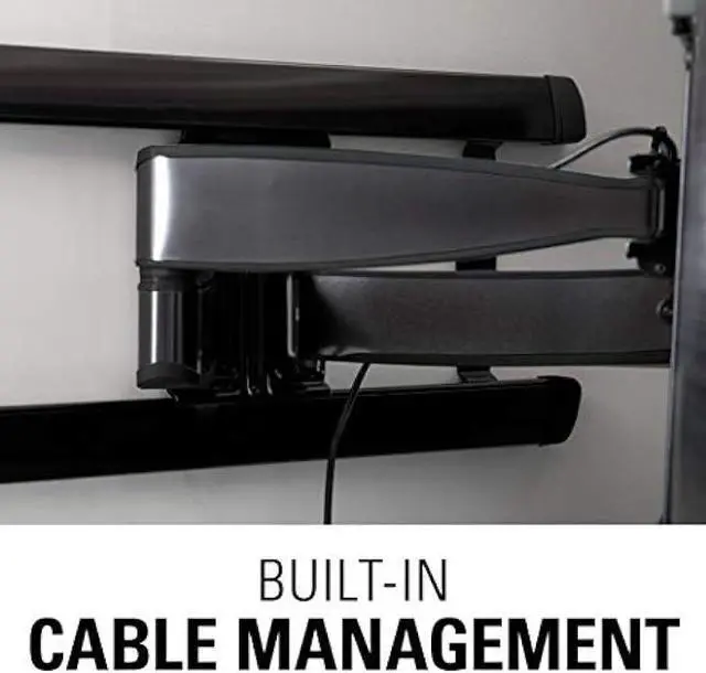 Alt view image 6 of 6 - Sanus Vlf728 (B2) Slim Full Motion Swivel TV Bracket (42-90), Black