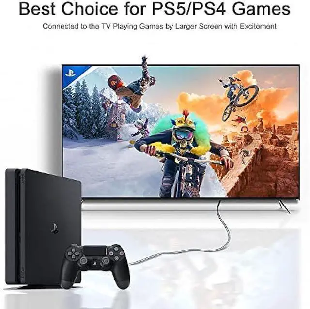 Alt view image 3 of 5 - HDMI Cable 4K 40 Foot, 4K 60HZ High Speed 18 Gbps HDMI 2.0 Cable, HDR, HDCP 2.2/1.4, 3D, 2160P,1080P 28AWG HDMI Cord for UHD Samsung TV, Monitor, PS4/3, Xbox One