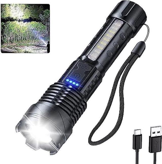 Powerful 5LED Ultra Bright Flashlight Rechargeable High Power Led
