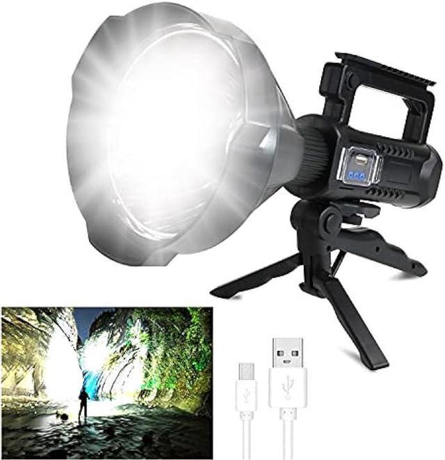 Portable Powerful Spotlight High beam Searchlight Flashlight Large