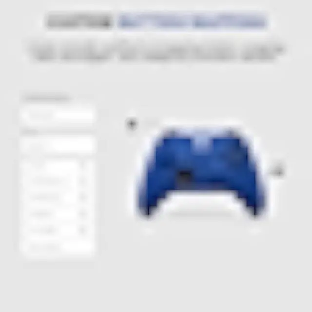 Alt view image 4 of 6 - Xbox Core Wireless Controller  Shock Blue  Xbox Series X|S, Xbox One, and Windows Devices