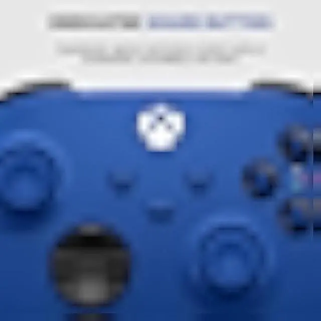 Alt view image 5 of 6 - Xbox Core Wireless Controller  Shock Blue  Xbox Series X|S, Xbox One, and Windows Devices