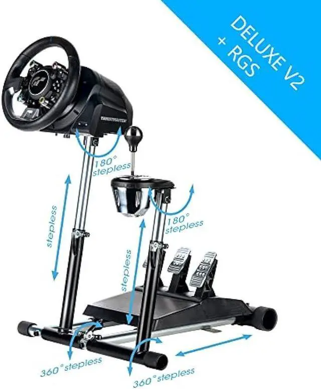 Alt view image 4 of 7 - Wheel Stand Pro SuperTX Stand Compatible With Thrustmaster T300RS, T248, TX Leather, T150/T150 Pro/TMX/TMX Pro,GT, TX, TS-XW, TS-PC, T300GT, T-GT, T-GT II & T500RS Wheel & Pedals Not included