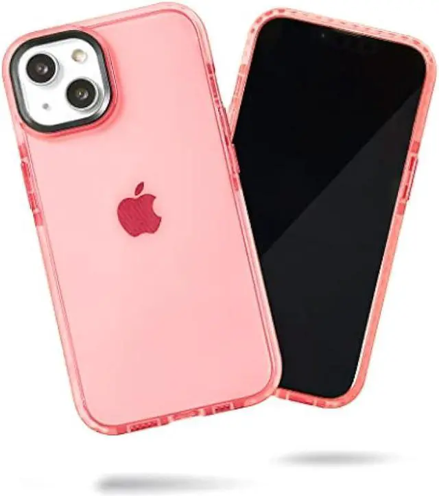 Main image of SteepLab Barrier Case for iPhone 13 (2021, 6.1 Screen) - Impact Absorbing Case with Full Body Protection and Raised Bezel (Subtle Pink Peach)