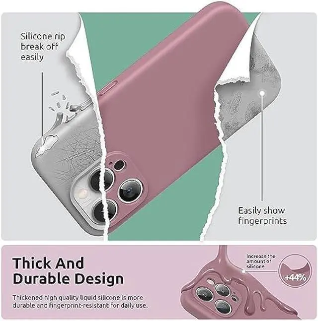 SURPHY Designed for iPhone 15 Pro Case with Screen Protector and