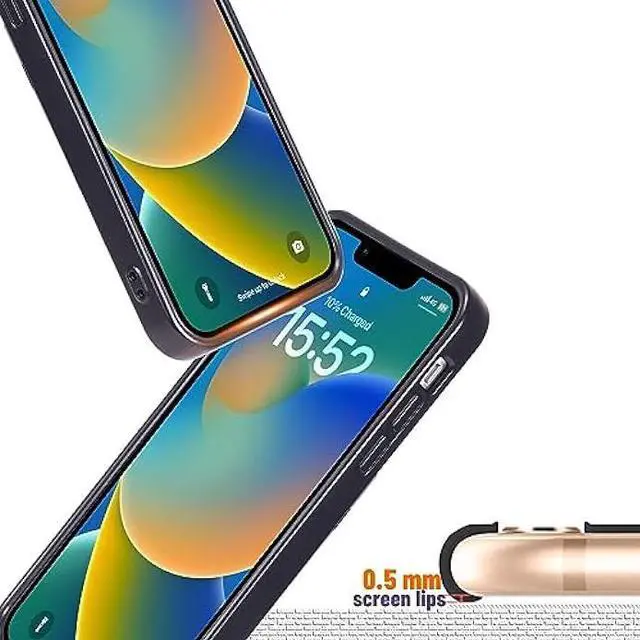 Alt view image 6 of 6 - Yetagso Magnetic for iPhone X for iPhone Xs Case,Soft Silicone iPhone X/iPhone Xs Phone Case with Camera Protection,Anti-Scratch iPhone X/iPhone Xs Case Compatible with MagSafe, Black