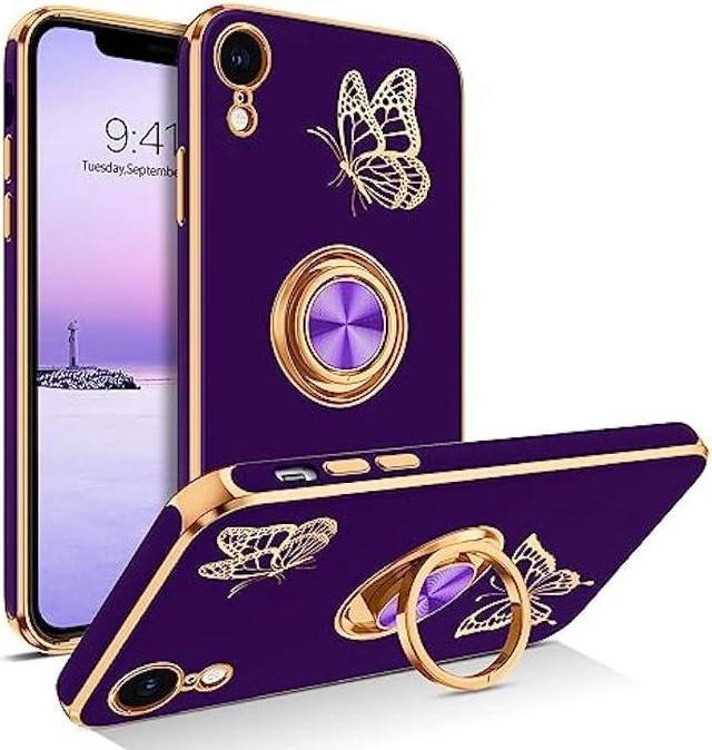 BENTOBEN iPhone XR Case Phone Case iPhone XR 6.1 Slim Fit Gold