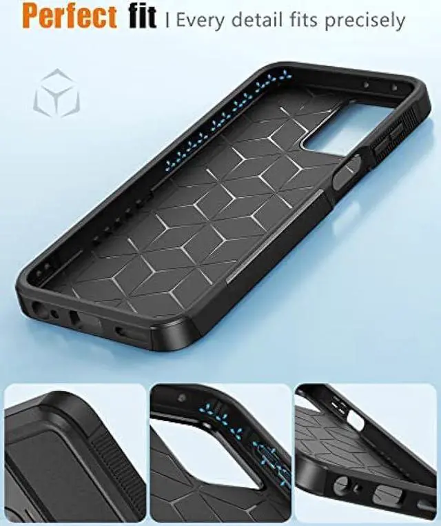 Alt view image 5 of 6 - JXVM for Motorola Moto G-Power/G-5G Case 2023: Dual Layer Heavy Duty Tough Rugged Lightweight Slim Shockproof Protective Phone Case | Durable Phone Cover for Moto G Power & G 5G 6.5inch 2023 (Black)
