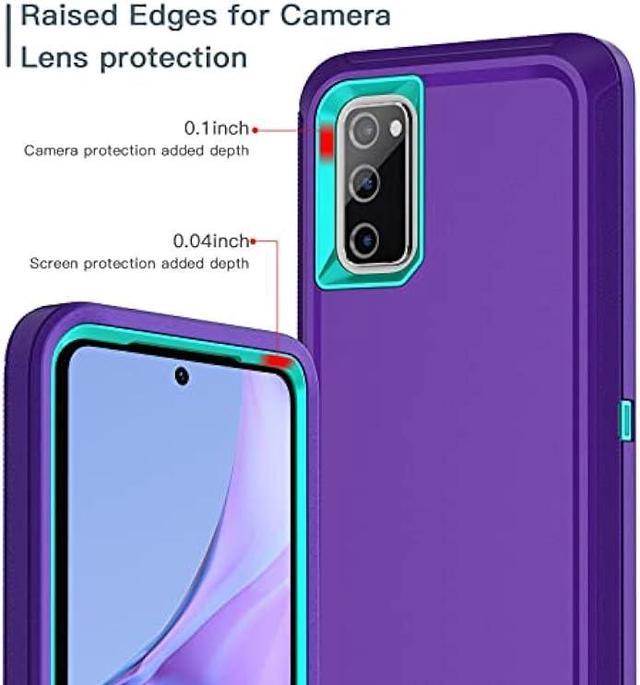 I-HONVA for Galaxy S20 Ultra Case Shockproof Dust/Drop Proof 3-Layer Full  Body Protection [Without Screen Protector] Rugged Heavy Duty Durable Cover