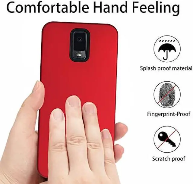 Alt view image 5 of 5 - Ailiber for BLU View 3 Phone Case with Tempered Glass Screen Protector, Magnetic Car Mount Built in Metal Plate, Shockproof Protective Cover Silicone TPU Case for BLU View 3-Black