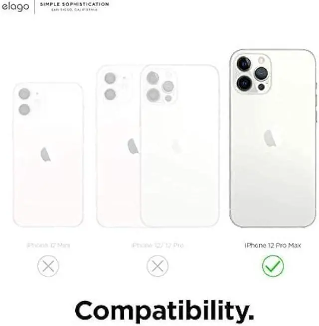 Alt view image 4 of 7 - elago Compatible with iPhone 12 Pro Max Case, Liquid Silicone Case for iPhone 12 Pro Max 6.7 Inch [Purple] - Full Body Protection (Screen & Camera Protection)