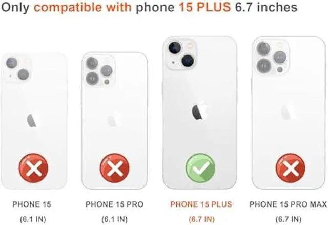 Alt view image 2 of 6 - Hungo Compatible with iPhone 15 Plus Case Skull Skeleton Cute Clear with Design, Girly for Women Girls Floral Transparent Case Compatible with iPhone 15 Plus Skull Skeleton