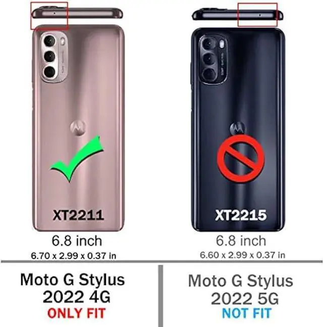 Alt view image 2 of 6 - LeYi for Moto G Stylus 2022 Phone Case 4G (Not Fit 5G), Moto G Stylus Case with 2 Pcs Screen Protector, Military-Grade Protective Case with Magnetic Ring Kickstand for Motorola G Stylus 2022 4G, Black