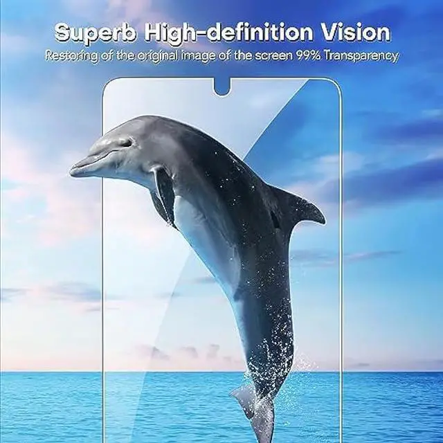 Alt view image 6 of 6 - Rayboen Case for Galaxy S21 FE 5G with Screen Protector Soft(2Pcs), Crystal Clear Shockproof Protective Phone Case, Hard PC Back Soft TPU Frame Slim Transparent Cover for Samsung Galaxy S21 FE