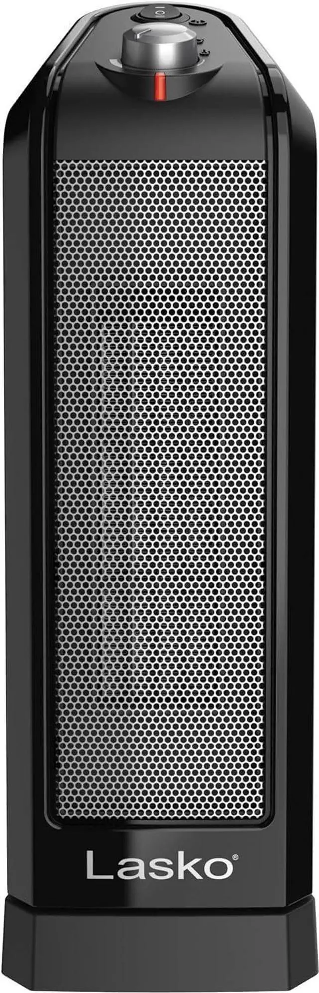 Alt view image 7 of 7 - Lasko Oscillating Ceramic Space Heater for Home with Overheat Protection, Thermostat, and 3 Speeds, 15.7 Inches, Black, 1500W, CT16450, Small, 4 Pounds