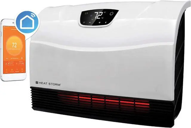 Main image of Heat Storm HS-1500-PHX-WIFI Infrared Heater, Wifi Wall Mounted