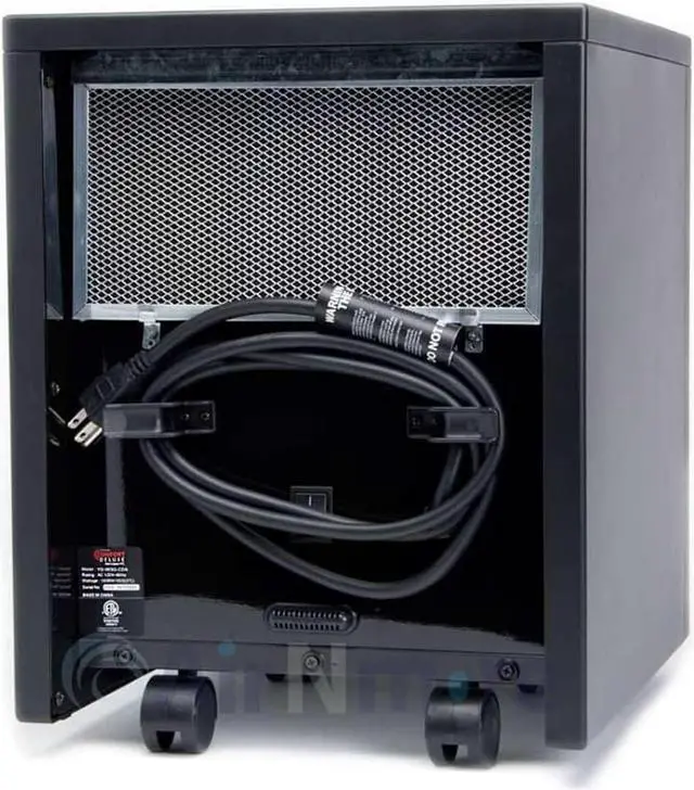 Alt view image 3 of 5 - AirNmore Comfort Deluxe with Copper PTC, Infrared Space Heater with Remote, 1500 Watt, ETL Listed